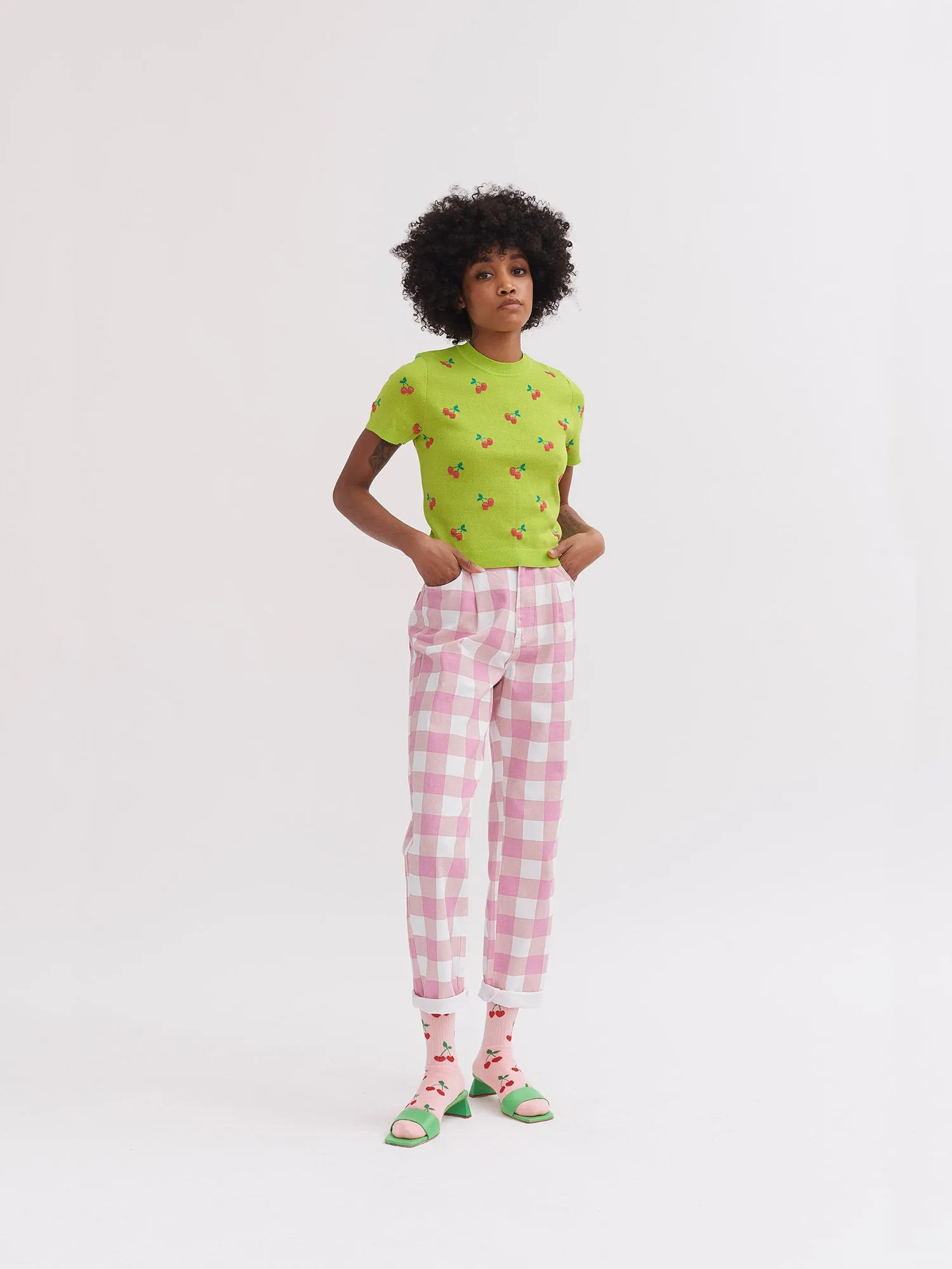 Lazy Oaf Cherry Picked Knitted Tee sold by Lazy Oaf product image thumbnail 2