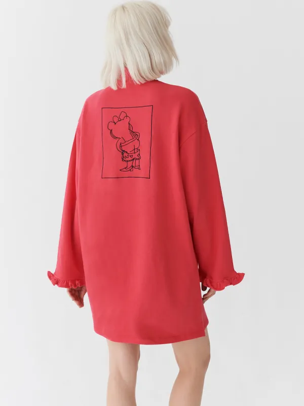 Lazy Oaf Bloomer Drop Sweater Dress sold by Lazy Oaf