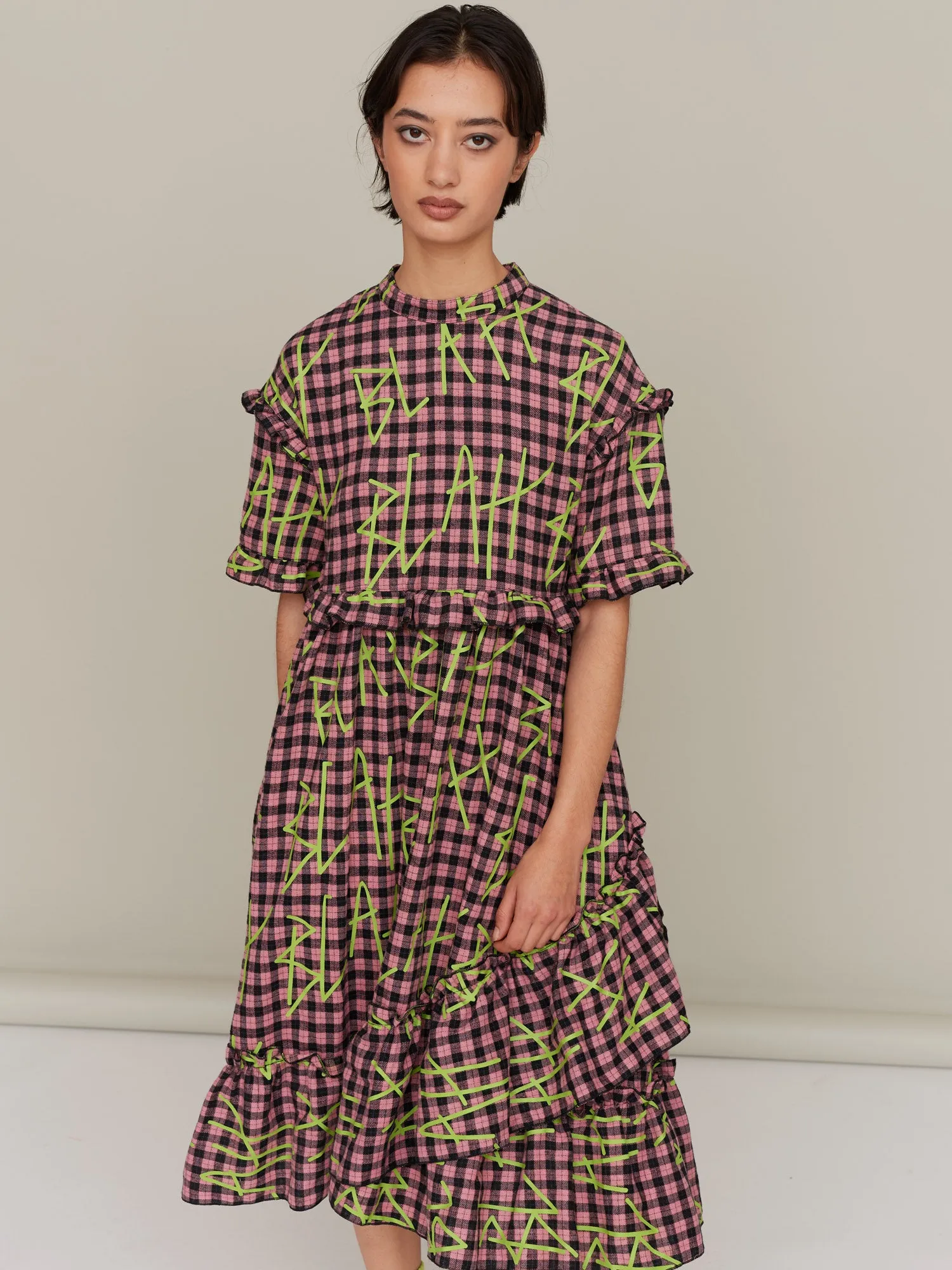 G.E.M Shut Your Mouth Frilly Dress sold by Lazy Oaf product image thumbnail 5