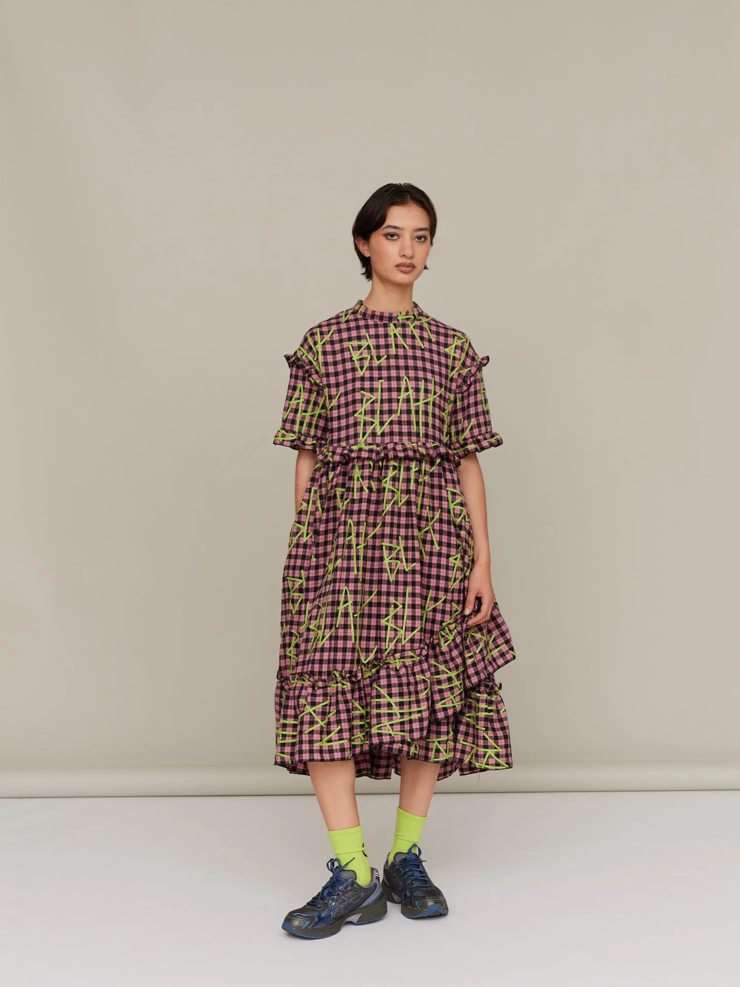 G.E.M Shut Your Mouth Frilly Dress sold by Lazy Oaf product image thumbnail 2