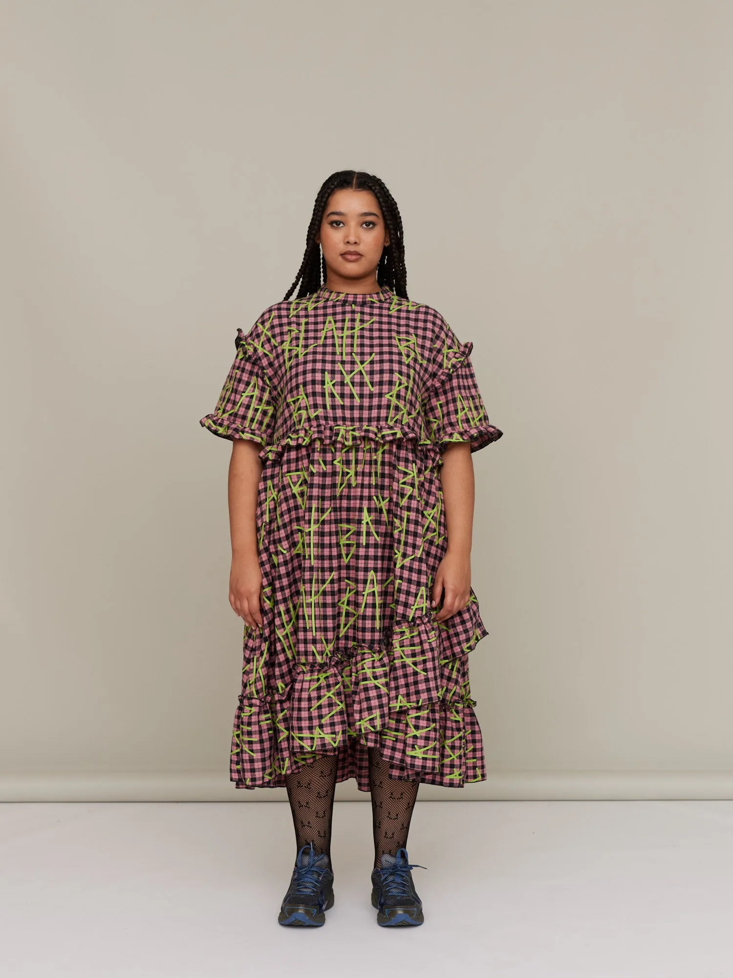 G.E.M Shut Your Mouth Frilly Dress sold by Lazy Oaf