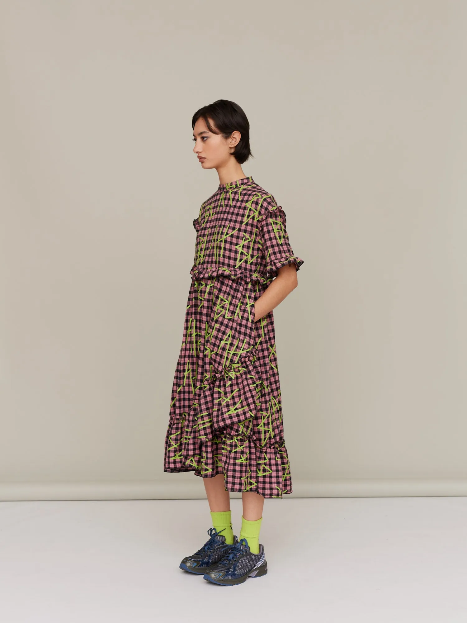 G.E.M Shut Your Mouth Frilly Dress sold by Lazy Oaf product image thumbnail 3