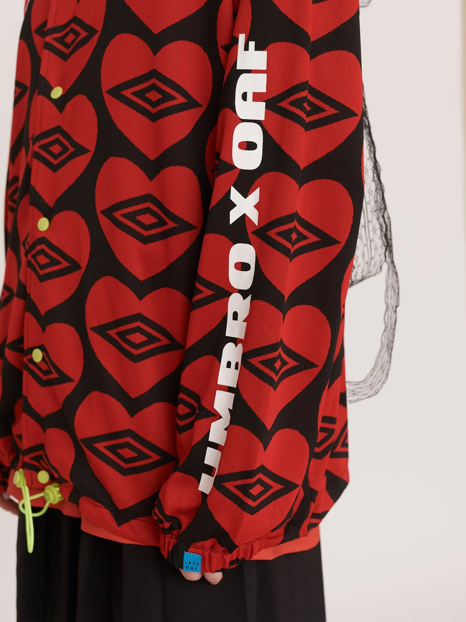 LO x Umbro All Heart Coach Jacket sold by Lazy Oaf product image thumbnail 5