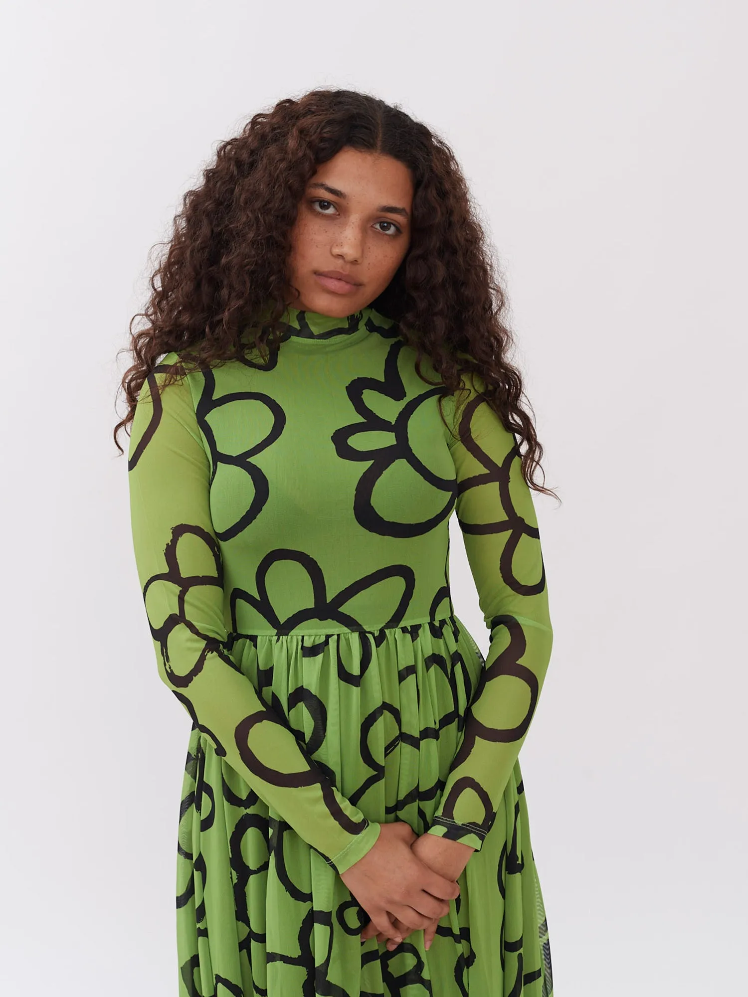 Lazy Oaf Daisy Chain Mesh Dress sold by Lazy Oaf product image thumbnail 3