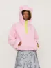 Pink Bear Fleece sold by Lazy Oaf