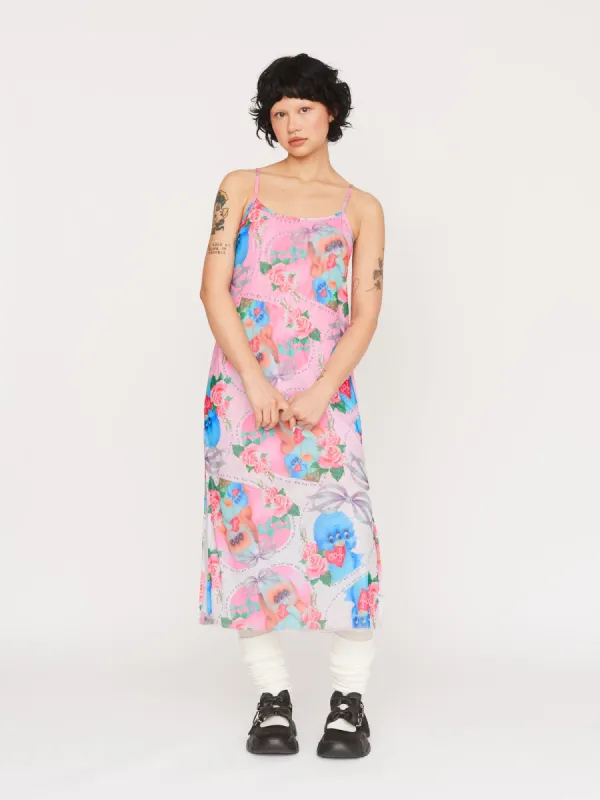 Three Eyed Pup Mesh Dress sold by Lazy Oaf