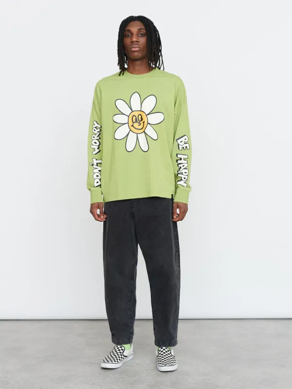 Lazy Oaf Happy Flower Long Sleeve T-Shirt sold by Lazy Oaf