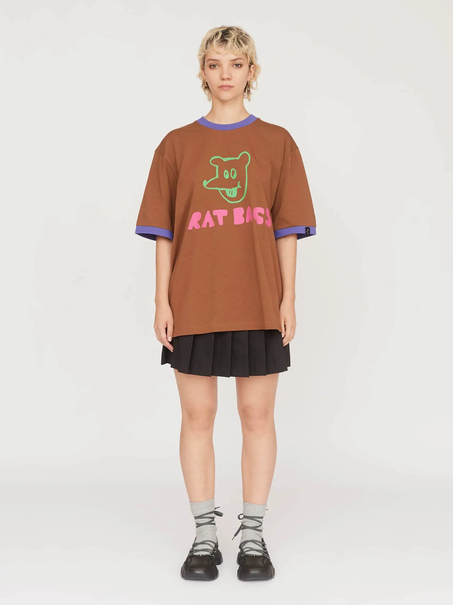 Rat Bags Ringer T-Shirt sold by Lazy Oaf product image thumbnail 4