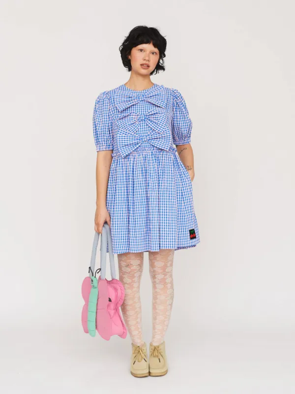 Picnic Bow Smock Dress sold by Lazy Oaf