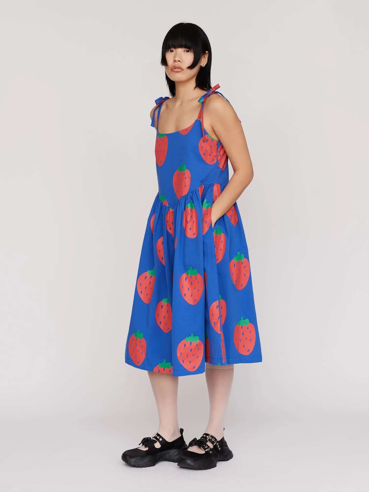 Picking Strawberry Dress sold by Lazy Oaf