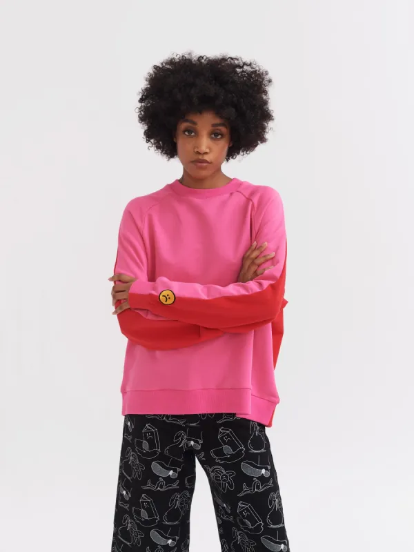 Lazy Oaf Oops Raglan Sweatshirt sold by Lazy Oaf