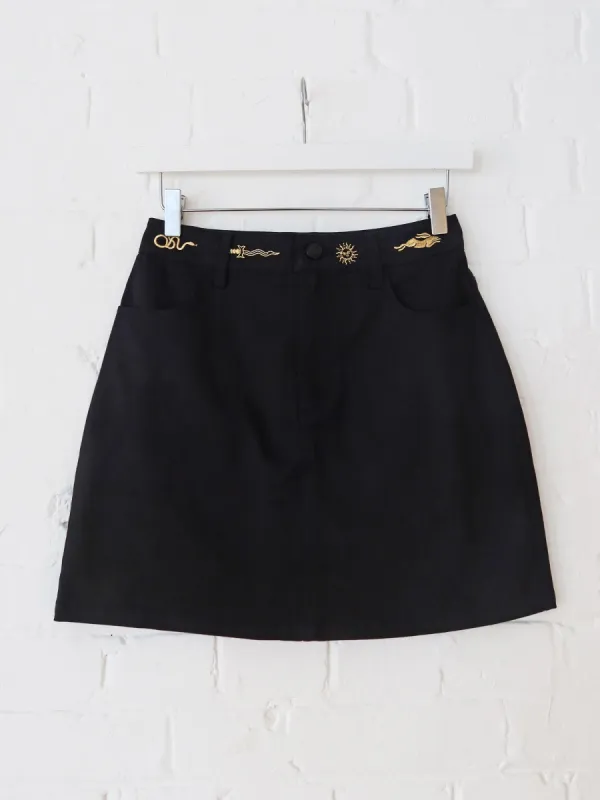 LO x Laura Callaghan Eyes On My Butt Skirt sold by Lazy Oaf