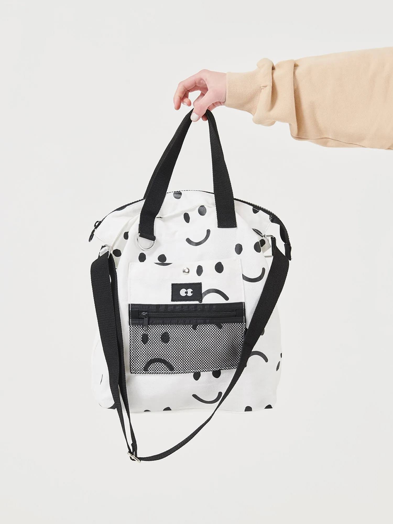 Lazy Oaf Happy Sad Tote Bag sold by Lazy Oaf