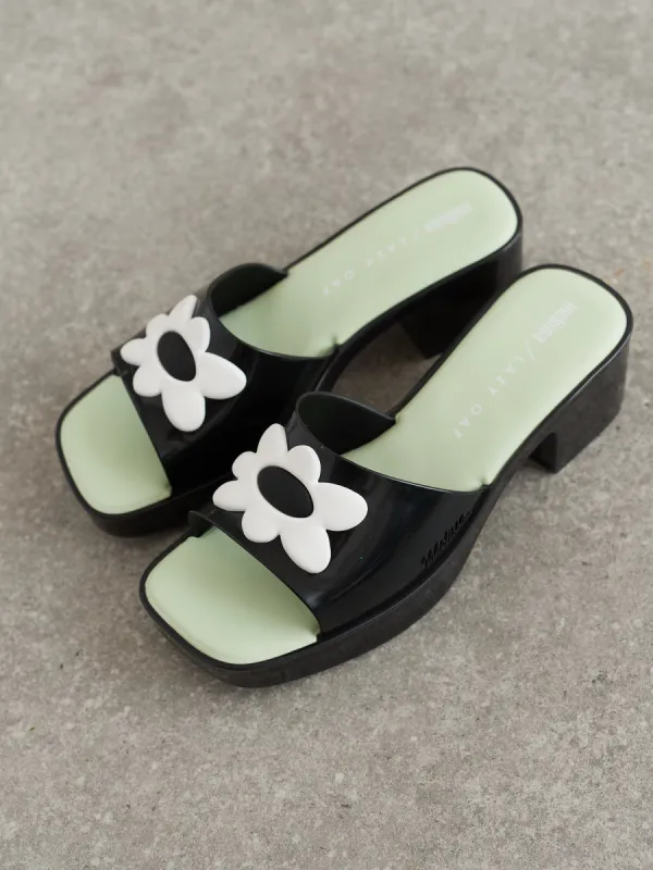 Melissa x Lazy Oaf Black Shape Sandal sold by Lazy Oaf