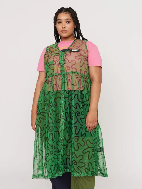 Big Trip Mesh Dress sold by Lazy Oaf