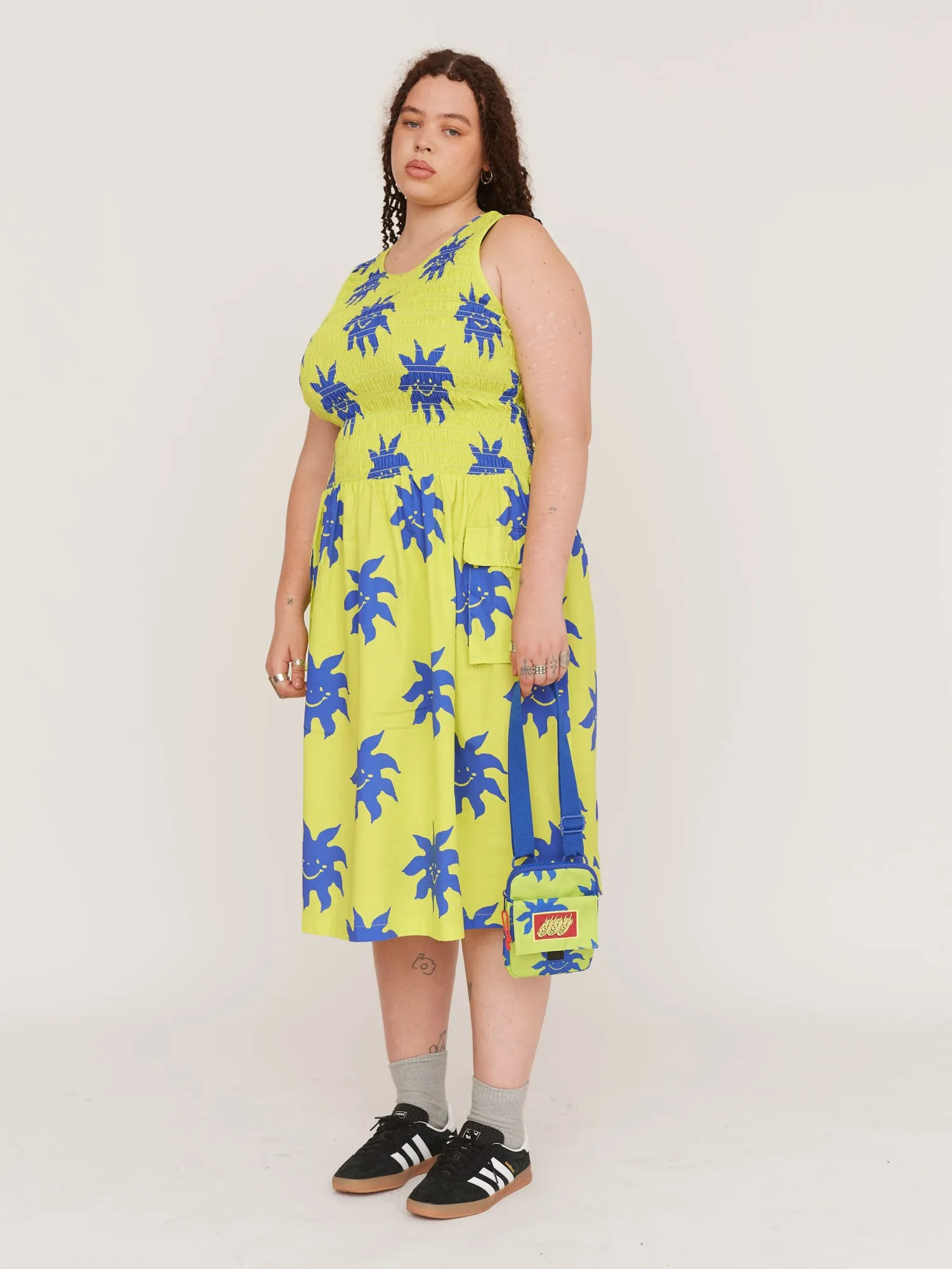 Sunny Shirred Dress sold by Lazy Oaf product image thumbnail 2