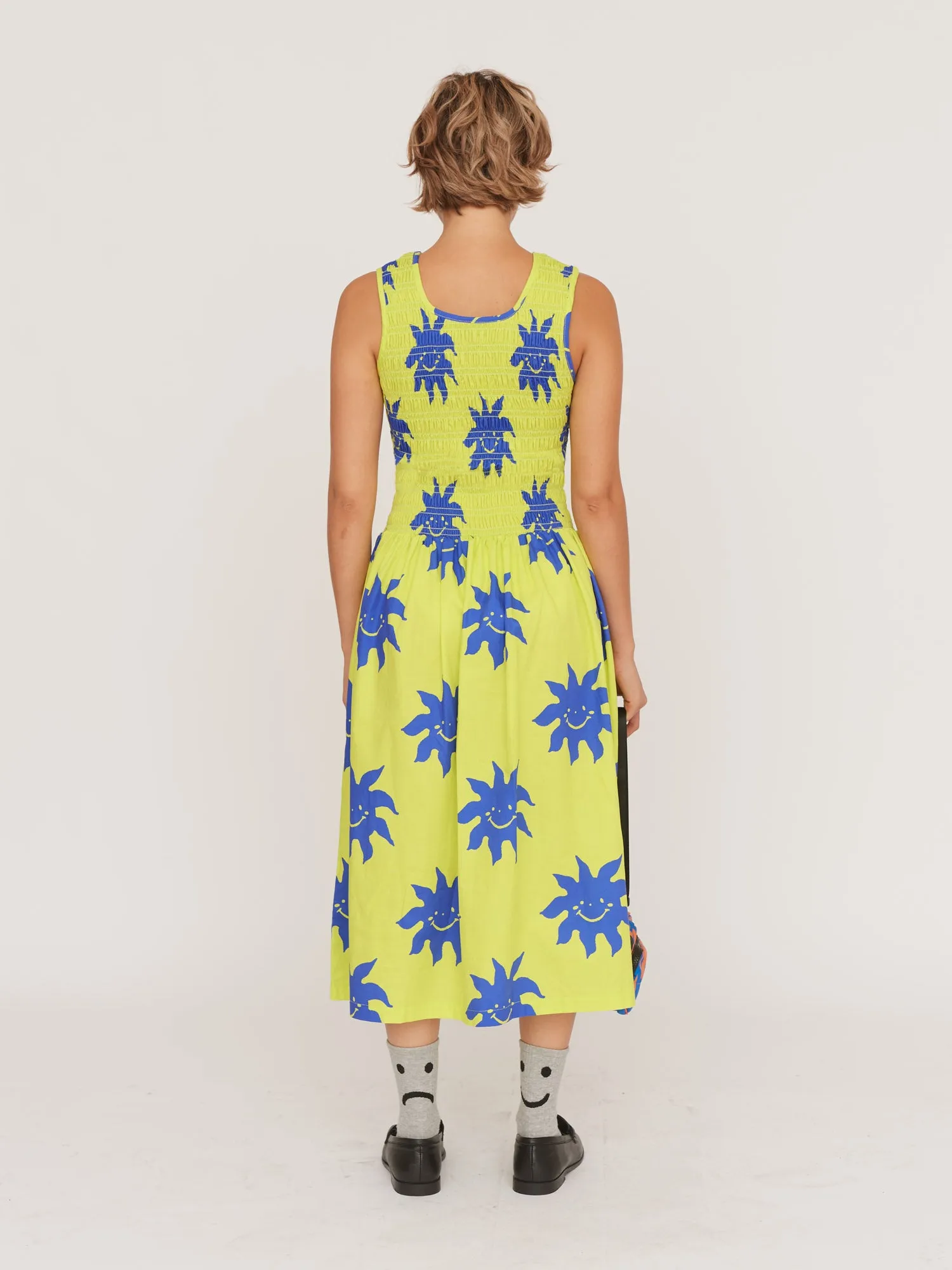 Sunny Shirred Dress sold by Lazy Oaf product image thumbnail 4