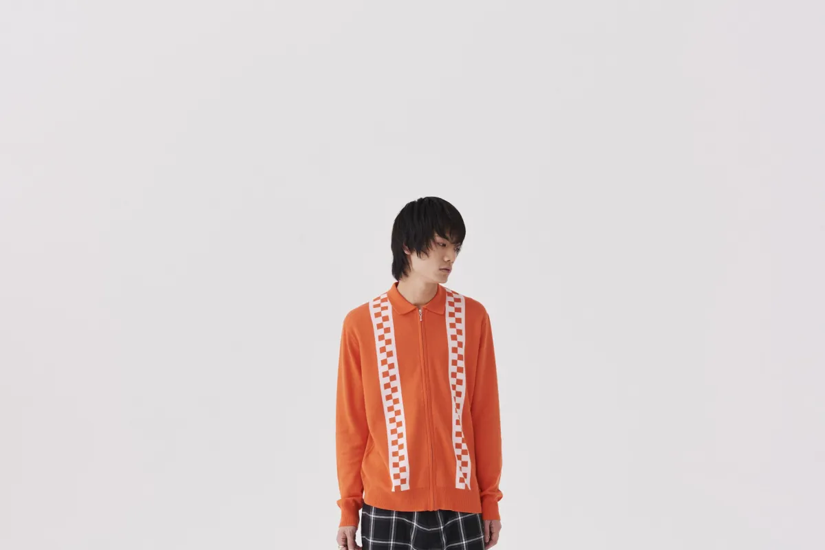 Lazy Oaf Double Stripe Zip Up Cardigan sold by Lazy Oaf