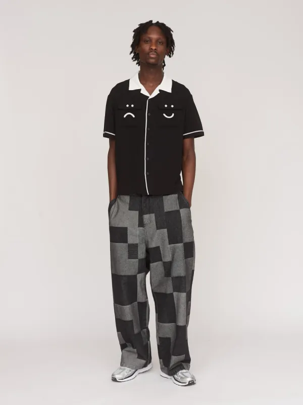 Patchwork Denim Jeans sold by Lazy Oaf