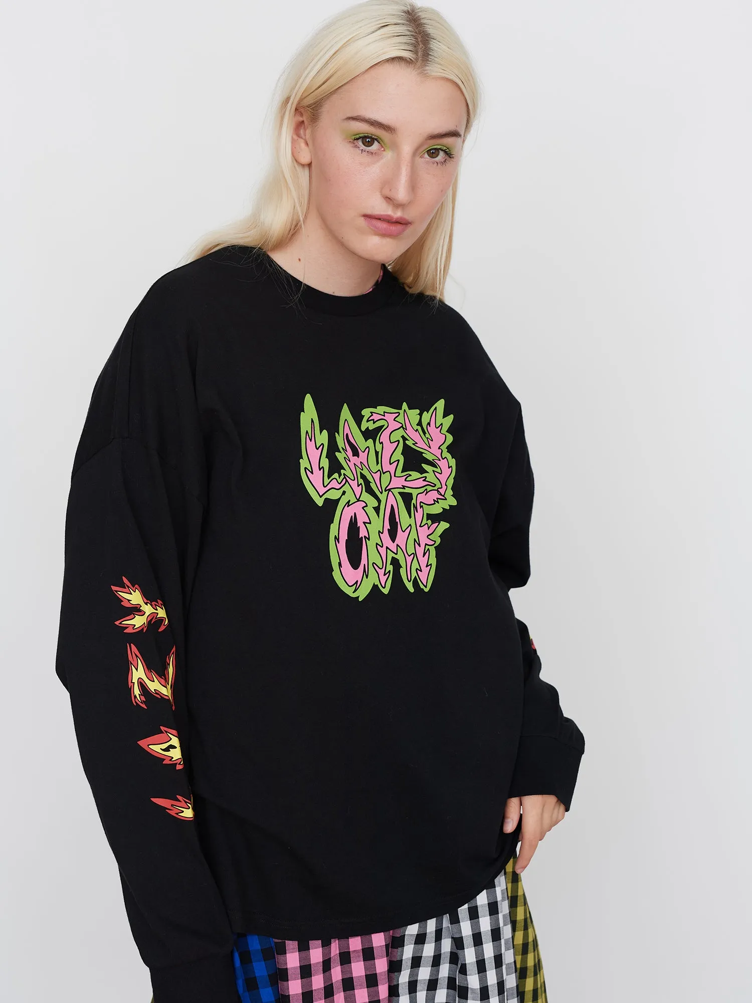 That's Lazy Long Sleeve T-shirt sold by Lazy Oaf product image thumbnail 3