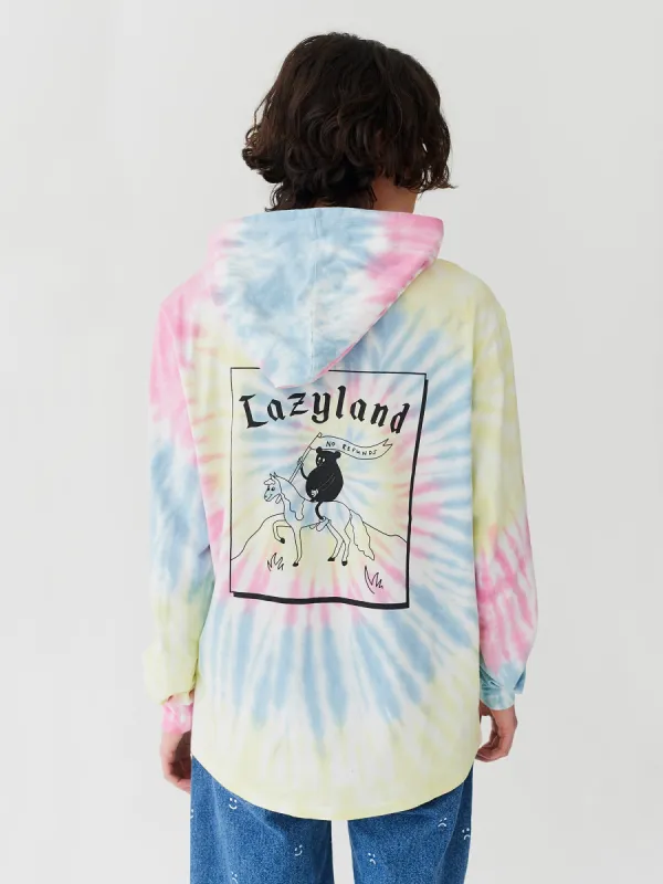 Lazy Oaf Lazyland Tie Dye Long Sleeve T-Shirt sold by Lazy Oaf
