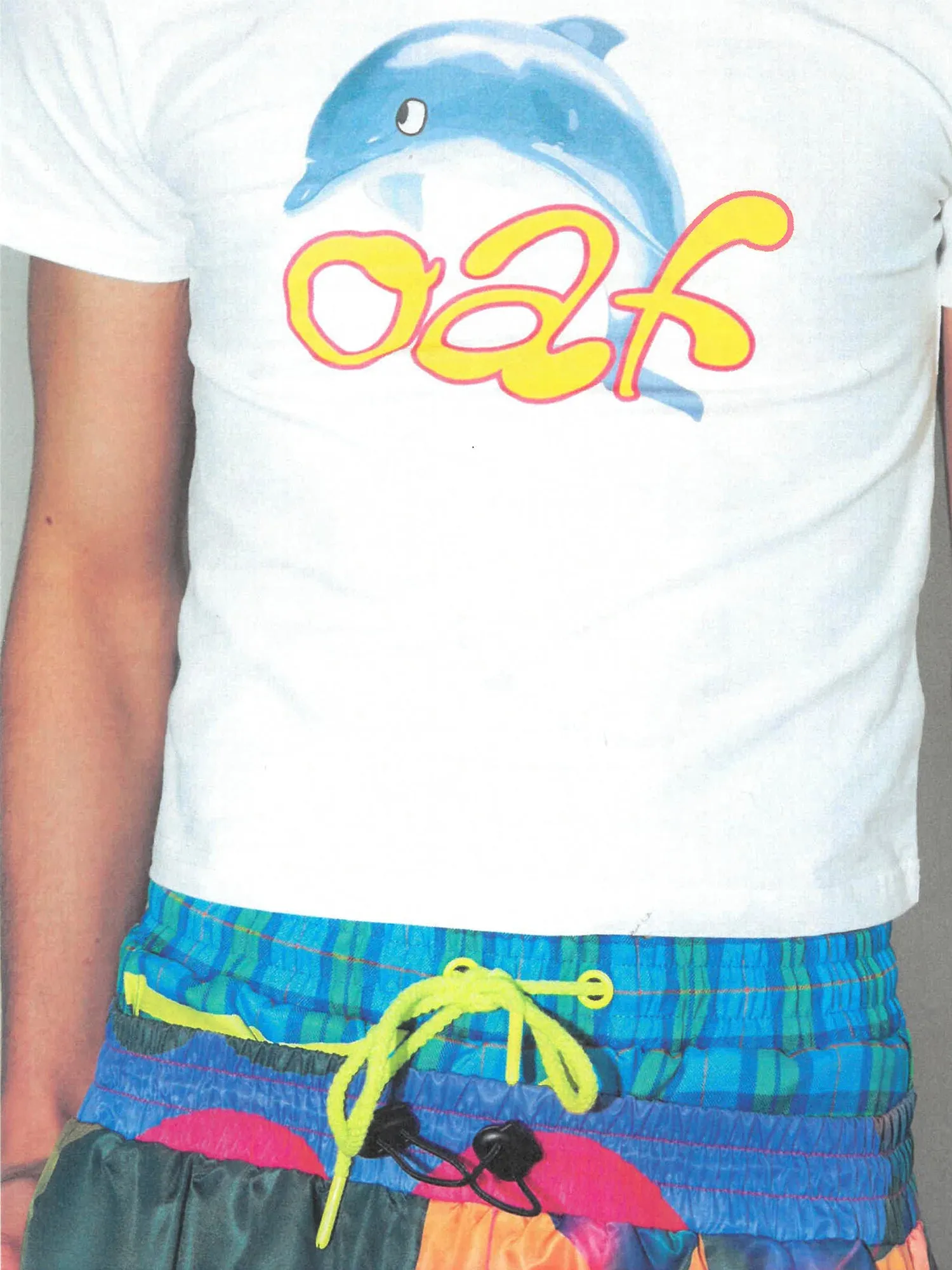 Dolphin Fitted Tee sold by Lazy Oaf product image thumbnail 4