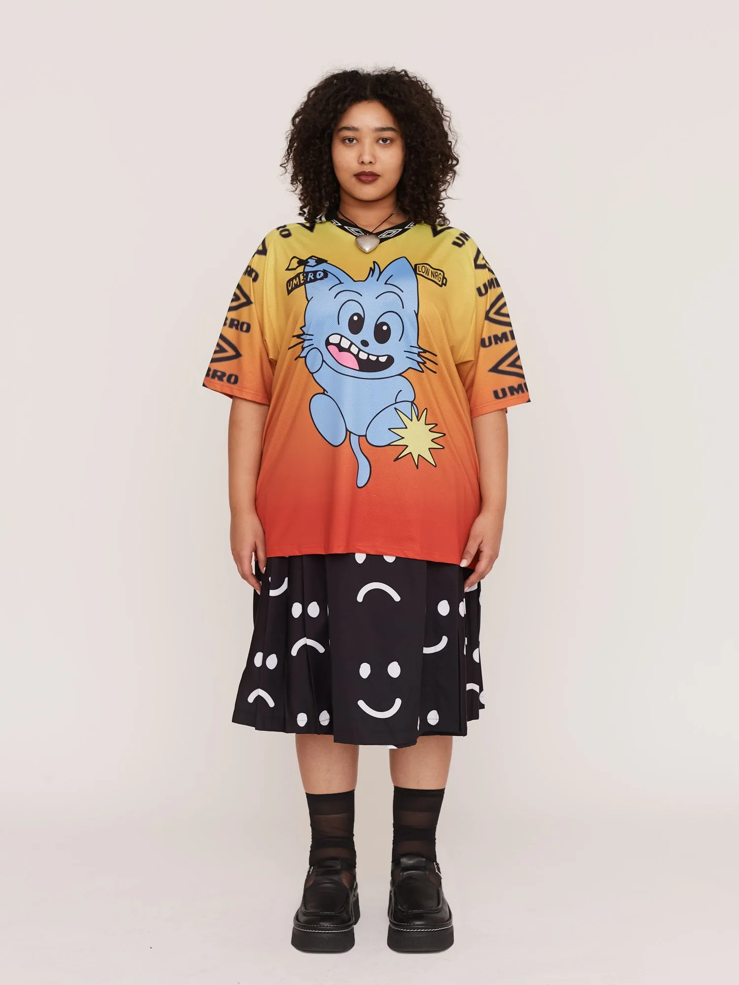 LO x Umbro Nice Cat Football Shirt sold by Lazy Oaf product image thumbnail 5