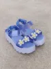 Melissa x LO Blue Kick Off Sandal sold by Lazy Oaf