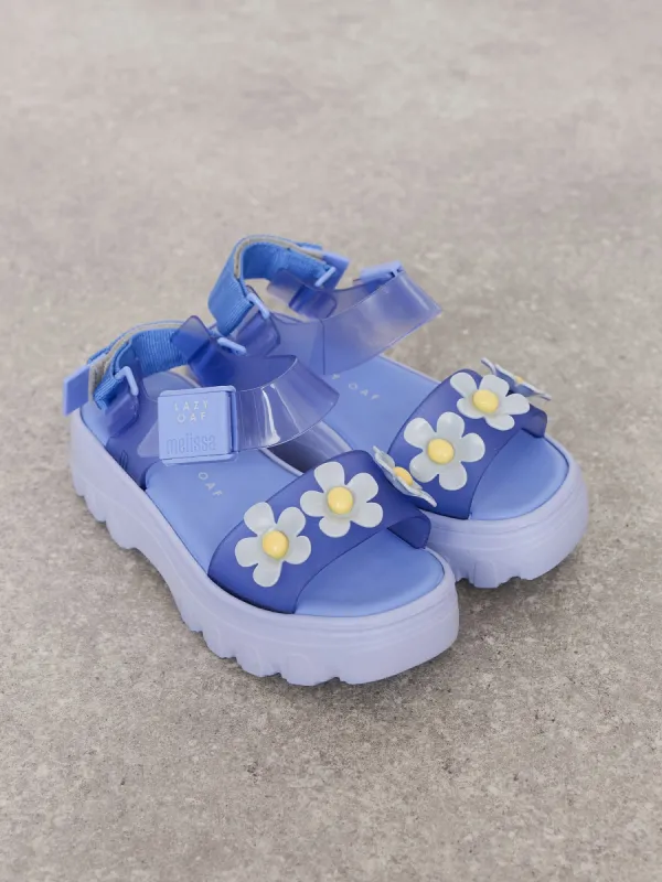 Melissa x LO Blue Kick Off Sandal sold by Lazy Oaf