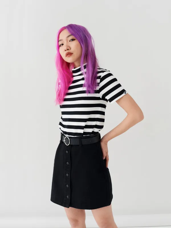 LO Fitted Tee - Big Stripe sold by Lazy Oaf