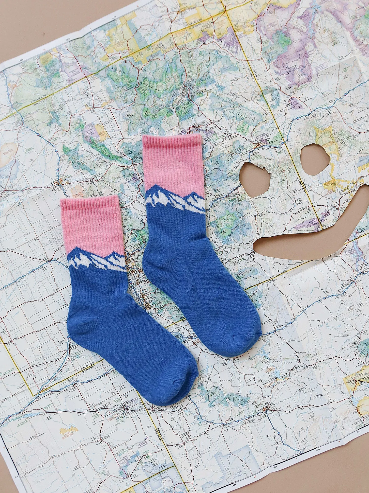 Lazy Oaf Snow Mountain Socks sold by Lazy Oaf