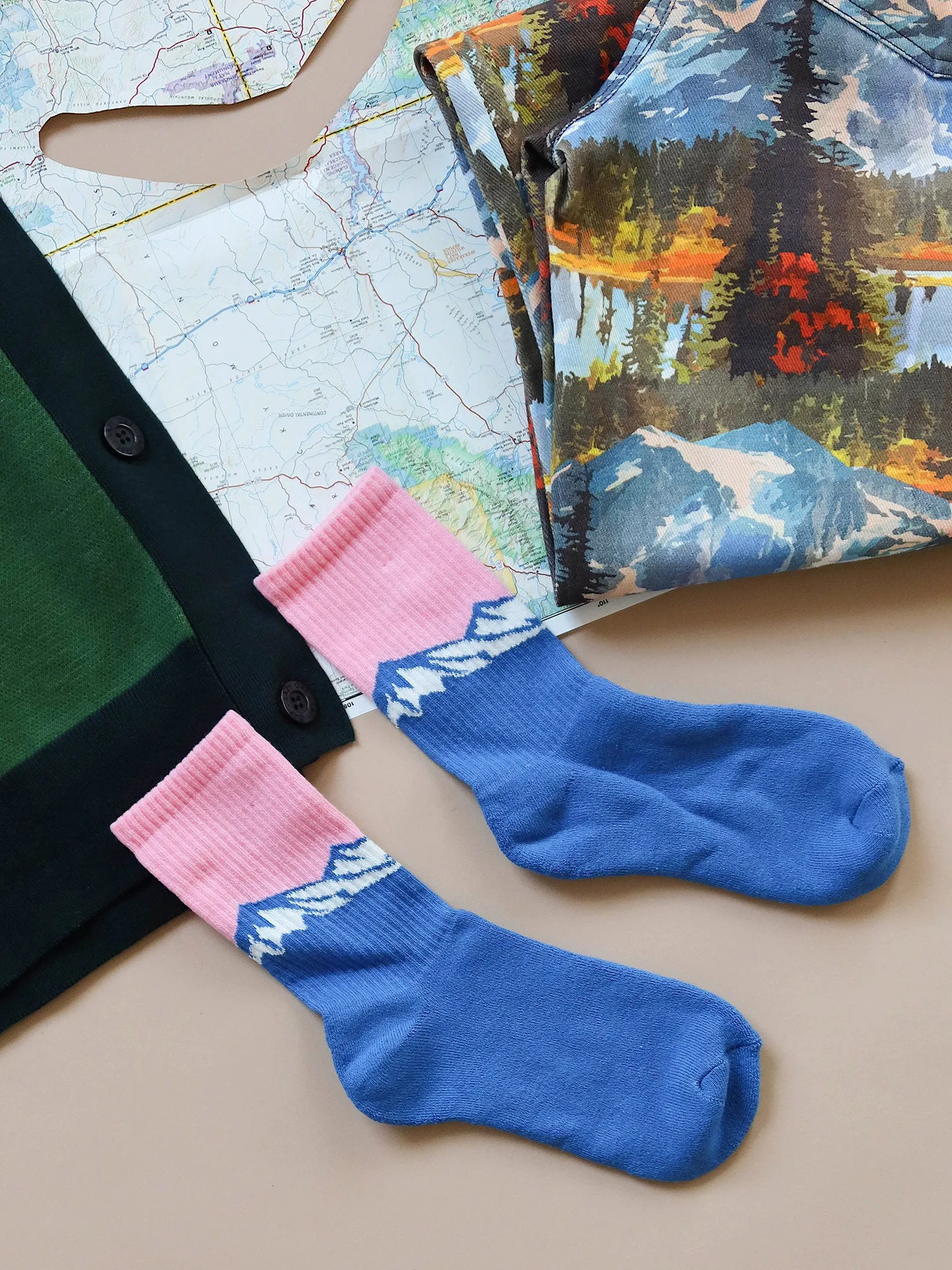 Lazy Oaf Snow Mountain Socks sold by Lazy Oaf product image thumbnail 3