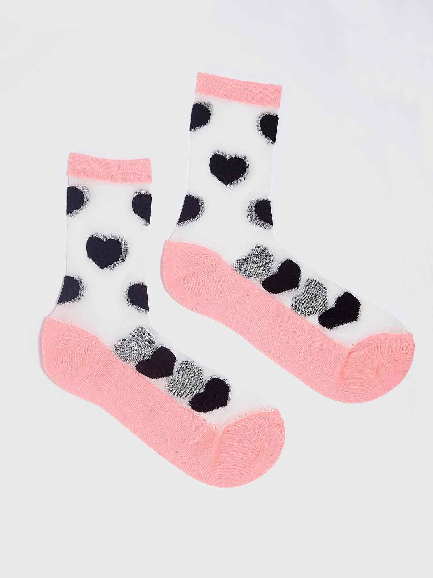 Lazy Oaf Clear Heart Socks sold by Lazy Oaf