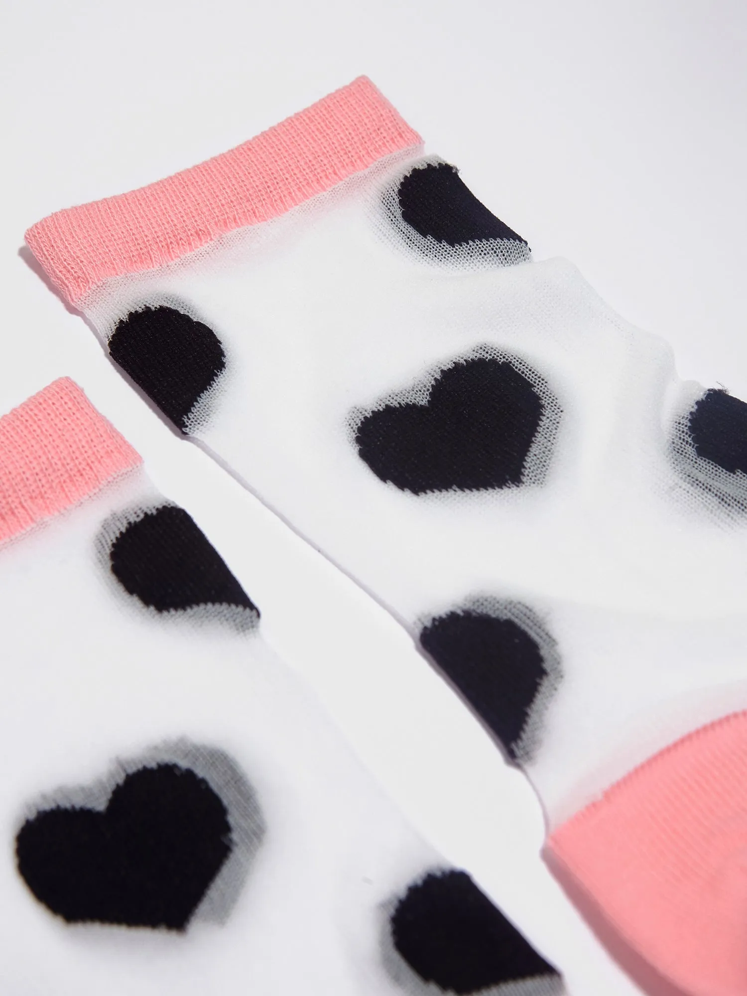 Lazy Oaf Clear Heart Socks sold by Lazy Oaf product image thumbnail 2