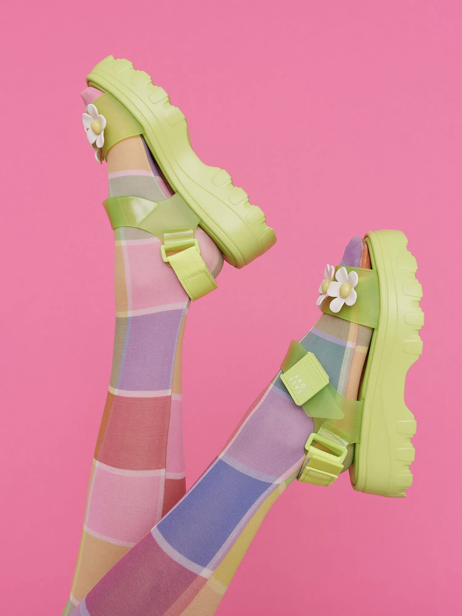 Melissa x LO Green Kick Off Sandal sold by Lazy Oaf product image thumbnail 2