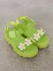 Melissa x LO Green Kick Off Sandal sold by Lazy Oaf
