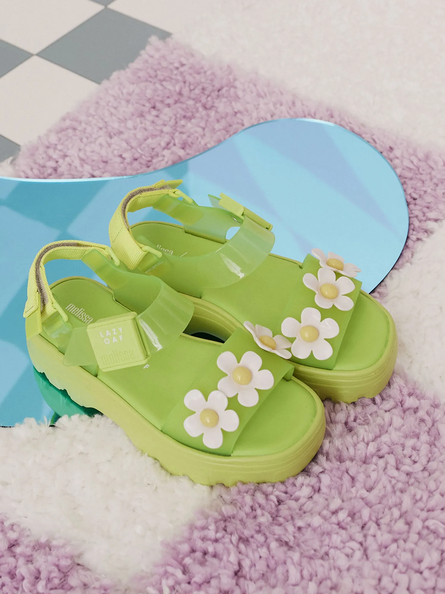 Melissa x LO Green Kick Off Sandal sold by Lazy Oaf product image thumbnail 5