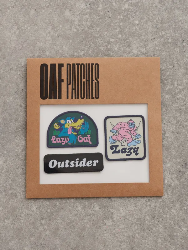 Lazy Oaf Holiday Sew On Patch Pack sold by Lazy Oaf