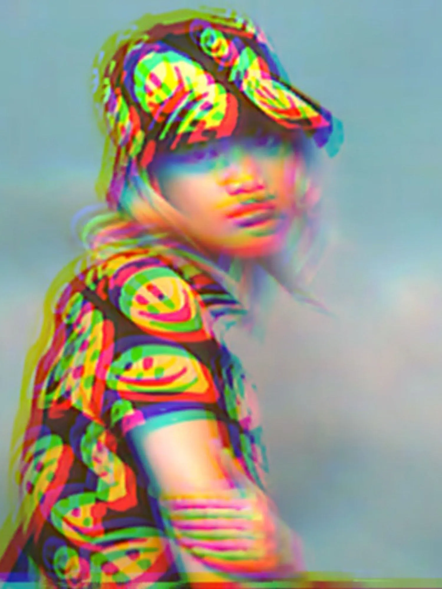 Lazy Oaf Squish Face Short Sleeve Top sold by Lazy Oaf product image thumbnail 2