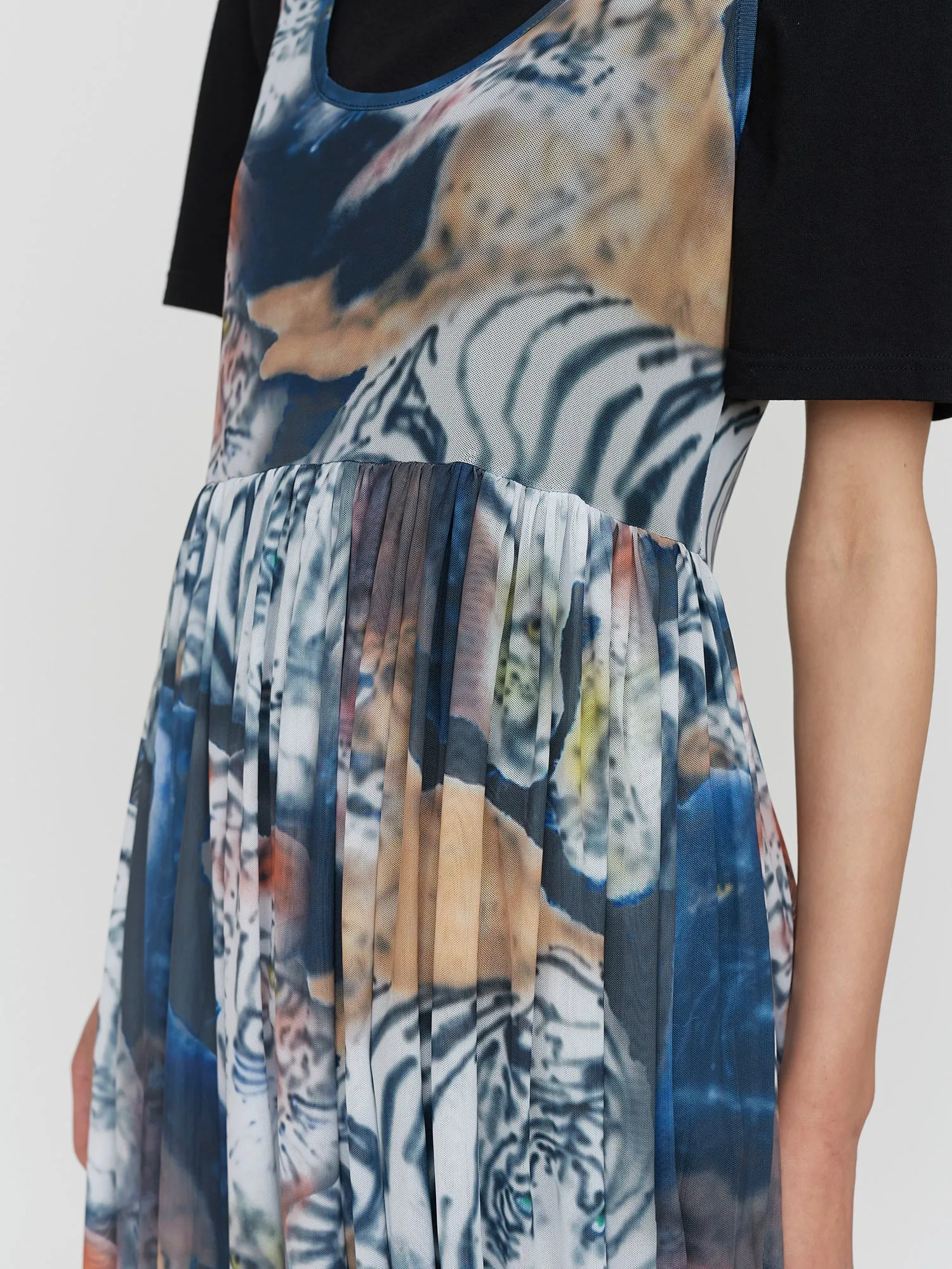 LO X Ricardo Passaporte Big Cat Mesh Dress sold by Lazy Oaf product image thumbnail 5