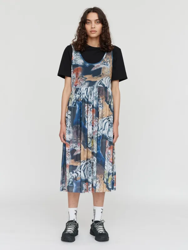 LO X Ricardo Passaporte Big Cat Mesh Dress sold by Lazy Oaf