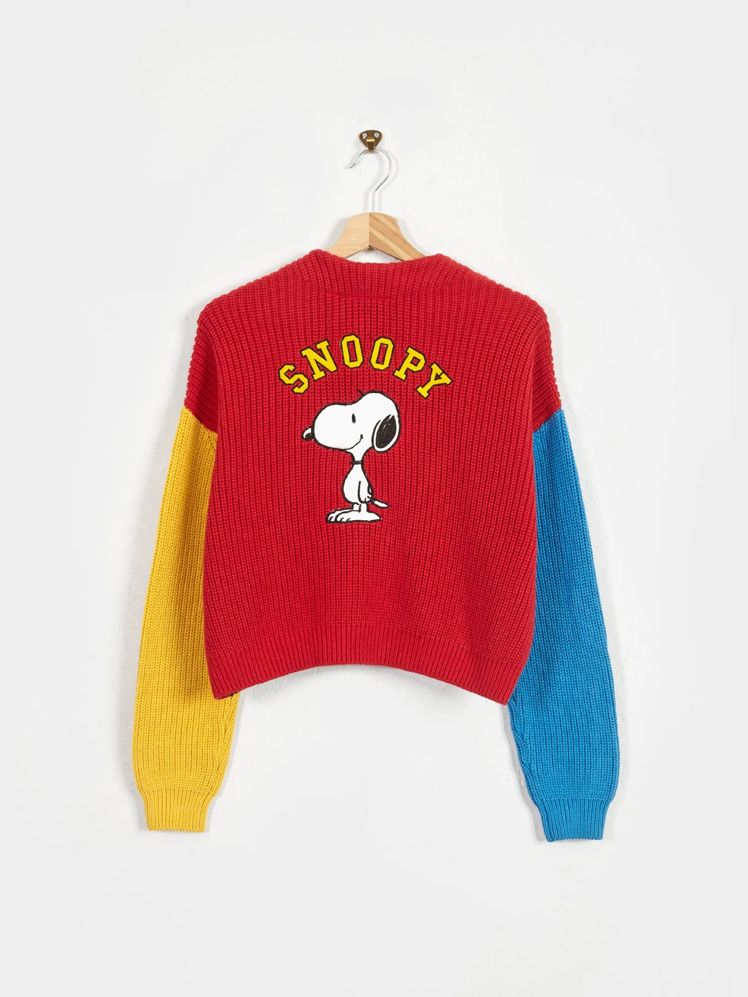 Lazy Oaf x Peanuts Double Breasted Cardigan sold by Lazy Oaf