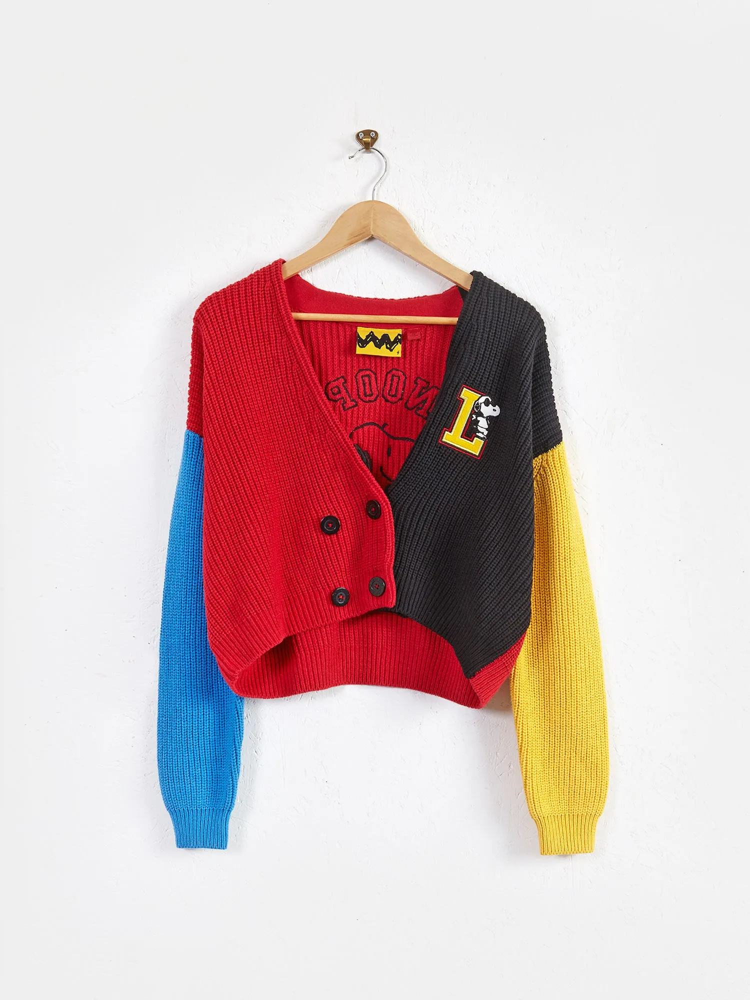 Lazy Oaf x Peanuts Double Breasted Cardigan sold by Lazy Oaf product image thumbnail 2