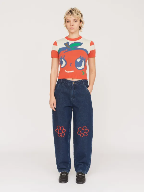 Indigo Oversized Jeans sold by Lazy Oaf