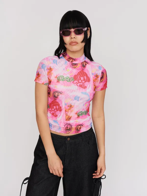 Lazy Pup Mesh Top sold by Lazy Oaf