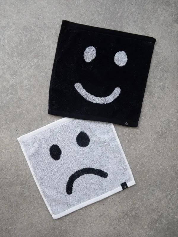 Happy Sad Face Cloth sold by Lazy Oaf