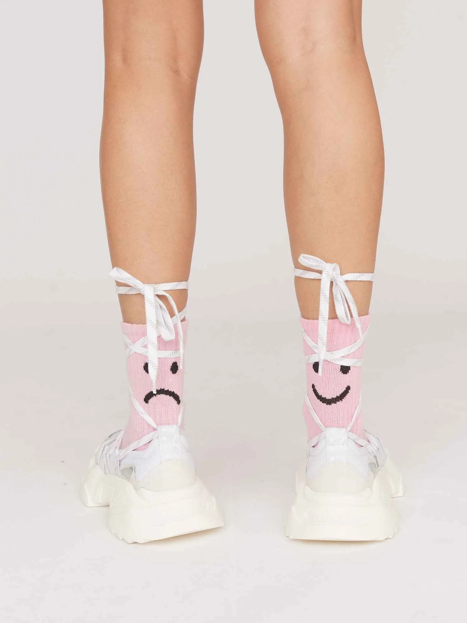 White Lace Up Ballet Sneaker sold by Lazy Oaf product image thumbnail 2