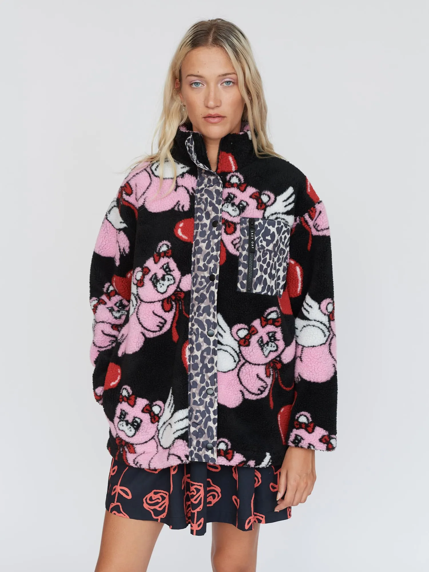 Lovely Bear Fleece sold by Lazy Oaf