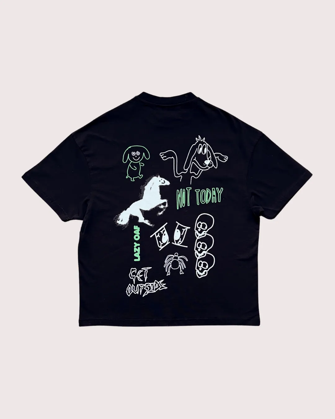 Not Today T-Shirt sold by Lazy Oaf product image thumbnail 2