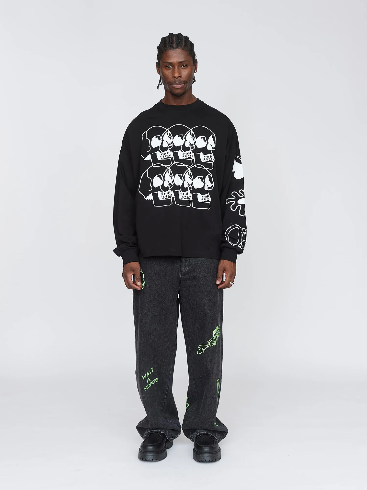 Lazy Skulls Tee sold by Lazy Oaf